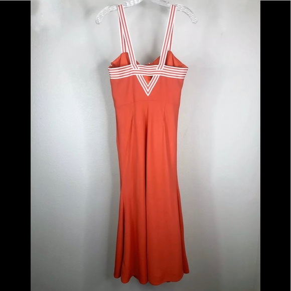 Lela Rose Fluid Crêpe Tie Front Dress Size 6 - Picture 3 of 9